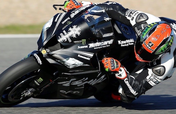 Tom Sykes is fastest, riding the new Ninja ZX-10R.