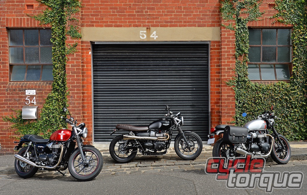 Triumph bonneville street twin motorcycle cycle torque test review naked classic British machine